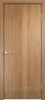 Дверь экошпон дуб золотой с притвором - облегчённая